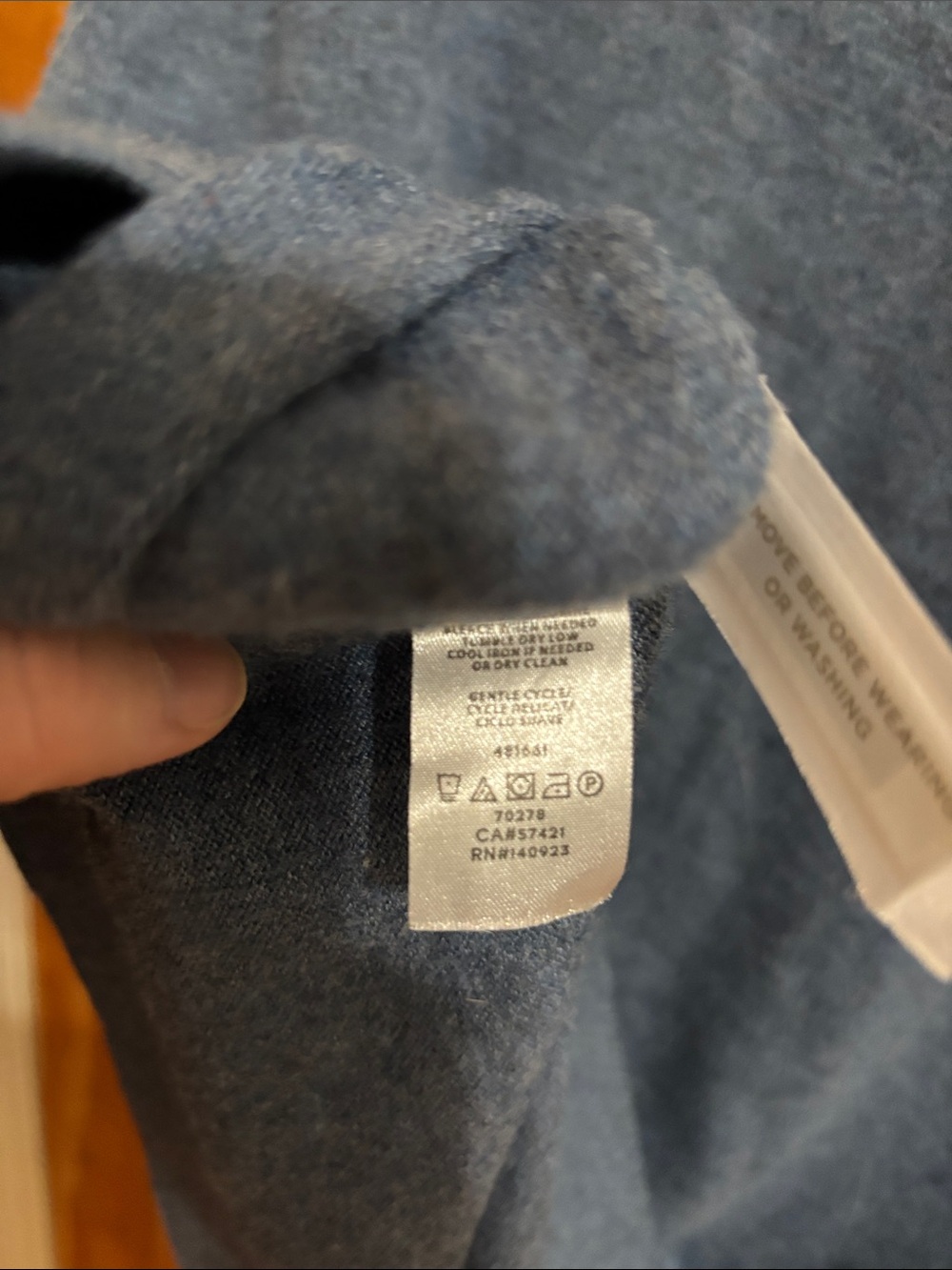 LOFT Men's Slate Blue Crewneck Sweater - Picture 4 of 4